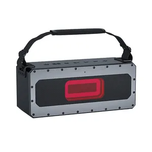 Haut-parleurs OEM professionnels actifs Hi Fi sans fil RGB Karaoké Party Boombox Haut-parleurs portables étanches IPX5 sans fil