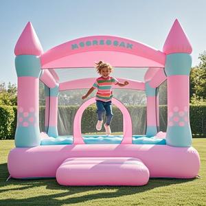 Tienda de campaña portátil para niños al aire libre, castillo inflable Oxford para saltar, Tobogán, Combo inflable gigante - Product Image 6