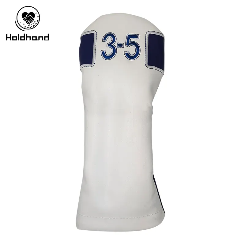 Fabriek Prijs Custom Logo Golf Driver Head Cover Oem Pu Lederen Golfclub Headcovers Voor Fairway En Hybride