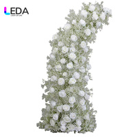 Décorations de mariage personnalisées, arche de fleurs en soie douce, gypsophile fait main, toucher naturel, élégant, Saint-Valentin, maison, jardin