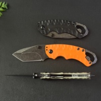 Couteau de poche pliable de survie pour le camping en plein air, haute dureté 8750, manche en nylon et fibre de verre, couteau de chasse, idéal pour un cadeau