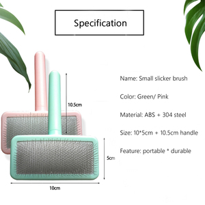 <span class=keywords><strong>Spazzola</strong></span> districante leggera Baoli OEM 100x155mm <span class=keywords><strong>per</strong></span> gatti, pettine massaggiante <span class=keywords><strong>per</strong></span> animali domestici, strumento <span class=keywords><strong>per</strong></span> districare e spolverare il pelo - Product Image 3