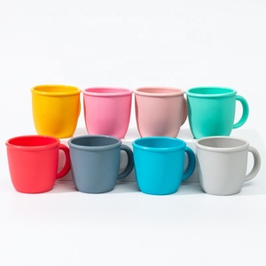 OEM ODM Bpa Free Food Grade Toddler Infant Training Food Snack Drink <b>Cup</b> <b>Non</b> <b>Spill</b> Sublimation Baby Silicone Mouthwash <b>Cup</b> - Product Image 3