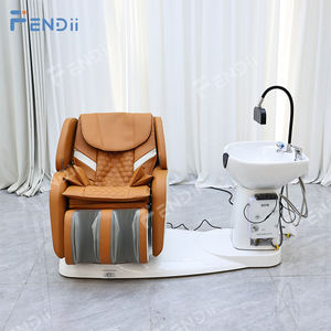 Su sirkülasyonu ve buharlama sistemi ile çok fonksiyonlu berber salonu masajlı saç yıkama koltuğu - Product Image 2