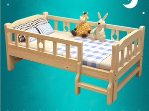 Moda per bambini mobili in legno massello con Guardrail Splicing ampi espandibili per bambini mobili ragazzo ragazza <span class=keywords><strong>letto</strong></span> del bambino - Product Image 5