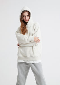 Wholesale Pullover Heavyweight 100% Cotton <b>Hoodie</b> <b>Men</b> Custom Embroidery Logo 500 Gsm Bulk Blank French Terry Oversized Hoodies - Product Image 5