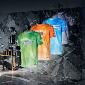 Camisetas Personalizadas con Sublimación Total, 100% Poliéster, Tejido de Punto para Maratón, Diseño en Blanco con Patrón 3D, Transpirables, Unisex para Hombre - Product Image 2