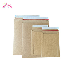 Sobres Rígidos de Cartón Kraft Blanco Personalizados al por Mayor, sin Dobleces, con Adhesivo - Product Image 2