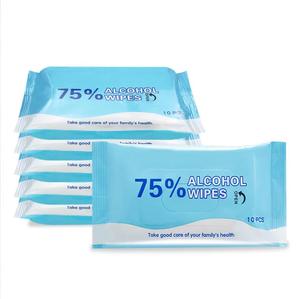 Lingettes désinfectantes à l'alcool biodégradable Lingettes écologiques hypoallergéniques pour une désinfection efficace des surfaces et des mains - Product Image 1