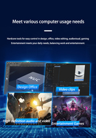 Mini Computer Intel Core N100 Support 3 Displays, Wifi6 Compact Desktop PC for Multi-Tasking, Office, and Light Gaming