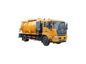 รถดูดฝุ่นแบบเจ็ท Dongfeng VR 2 เพลา 15 ลูกบาศก์เมตร, เครื่องยนต์คัมมินส์ 6 สูบ, ปั๊มสุญญากาศแบบวงแหวนน้ำสำหรับเครื่องยนต์เสริม - Product Image 1
