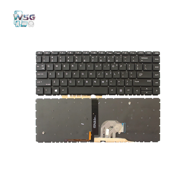 SZ-Wisbuild New Full Size Replacement Laptop Keyboard LED Backlit Plastic 12-Month for ProBook 440 G6/445 G6/440 G7/445 G7