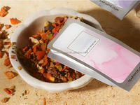 Sachets de tisane aux fruits et fleurs OEM sans caféine, bienfaits digestifs, goût doux et sucré, qualité alimentaire, 15 unités