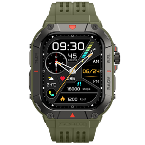 <span class=keywords><strong>Reloj</strong></span> <span class=keywords><strong>Inteligente</strong></span> de Aventura para <span class=keywords><strong>Hombre</strong></span> con Brújula, Sensor de Altitud y Presión, Linterna, Corona Giratoria y Asistente de Voz para Importadores - Product Image 1