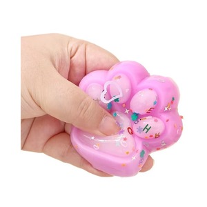 Hot Selling Tpr <b>Cat</b> Paw Unique <b>Squishy</b> Silicon Mochi Toy Cute <b>Cat</b> Paw <b>Squishy</b> Hand Relax Relieve Squeeze Sensory Mochi Toy - Product Image 1