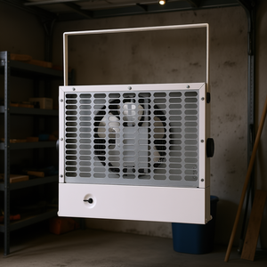 Chauffage de garage électrique 7500 W, numérique, à ventilation forcée, mural, avec télécommande, protection contre la surchauffe, minuterie, certifié ETL - Product Image 2
