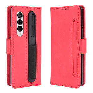 <span class=keywords><strong>Coque</strong></span> de téléphone en cuir PU pour Samsung pour Galaxy Z <span class=keywords><strong>Fold</strong></span> <span class=keywords><strong>3</strong></span> 5G avec fente pour stylo <span class=keywords><strong>S</strong></span> - Product Image 5