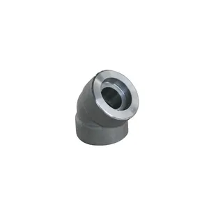 ASME B16.9 B16.11 SW ELBOW 45DEG ELBOW FORGED FITTINGS