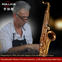 Wholesale Sax OEM Professional High Grade Woodwind Instrument X3 Red Copper Material Bb Tenor Saxophone