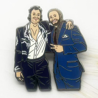 Broche à thème identité de genre, badge de revers personnalisé, design Gay Boy Love, épingles de revers en émail dur, fabriqué en Chine