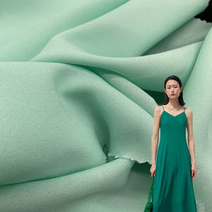 Tela de gasa de <span class=keywords><strong>lino</strong></span> desordenado de alta elasticidad de poliéster 100% para vestidos de primavera y verano Uso de boda para niñas - Product Image 1