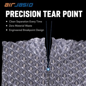 HDPE transparente película protectora cojín embalaje burbuja rollo envoltura aire cojín máquina <span class=keywords><strong>Hulu</strong></span> película inflable respetuoso con el medio ambiente - Product Image 3