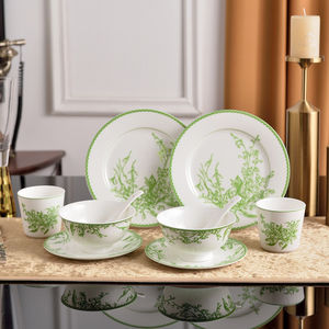 ชุดช้อนจานแบนทรงชามสไตล์ยุโรปชุดเครื่องใช้บนโต๊ะอาหาร10ชิ้นแบบ2คนหรูหราน้ำหนักเบาพร้อมกล่องของขวัญ - Product Image 5