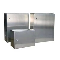 Boîtier de distribution électrique étanche en acier inoxydable OEM de haute qualité pour extérieur, montage encastré, couleur argent, pour compteur et jonction