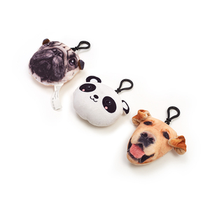 Porte-clés mignon Anime anneaux chien <span class=keywords><strong>Panda</strong></span> porte-clés jouet en peluche - Product Image 2