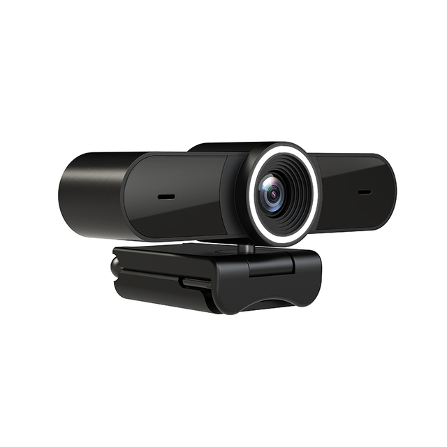 Hampo One-stop OEM Manufacturer Smart Ai Recognition 1080p Full HD CMOS Conference 360 Degree Rotation USB Professional Webcam