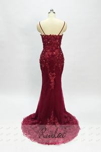 Vestidos sexis de fiesta de talla grande con tirantes finos, Vestidos de Noche, Vestidos de fiesta de graduación con falda extraíble, por encargo, de talla grande, a la moda, para fiesta de graduación - Product Image 6