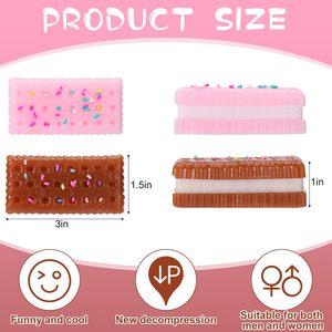 ของเล่นบีบซิลิโคนรูปคุกกี้ นุ่มพิเศษ บรรเทาความเครียด สำหรับผู้ใหญ่ ทุกเพศ อายุ 14 ปีขึ้นไป - Product Image 4