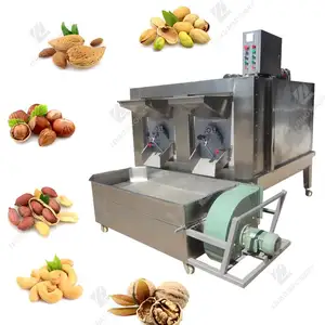 Ticari çok fonksiyonlu döner davul tohumları badem ceviz kahve çekirdeği kavrulmuş fıstık soğutma makinesi için