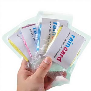 Impermeable Personalizado con Logotipo, Impermeable, Comprimido, Engrosado, de Plástico PE, Desechable, para Niños y Adultos - Product Image 1