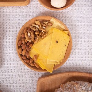 Plato de Madera de Haya Natural de 19 cm, Redondo, para Servir Postres y Desayunos, a Precios Excepcionales - Product Image 5