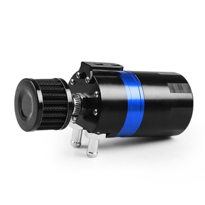Split Oil Catch <b>Can</b> 0.6L Aluminum With <b>Air</b> Filter For Engine Oil Recovery And Exhaust Gas Management - Product Image 4
