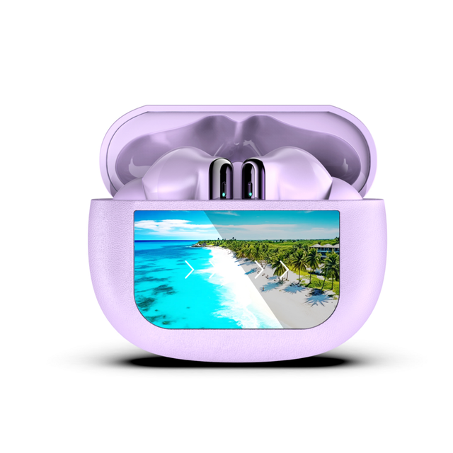 OEM Trending AB5636F ANC+ENC Wireless Earbuds BT 5.4 HiFi Sound In-Ear IPX4 30H Playtime LED Display Case Touch Control