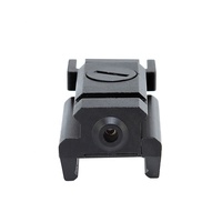 Pointeur laser rouge GF025 650 nm et lunette de visée réglable en aluminium noir mat tactique haute performance pour l'extérieur