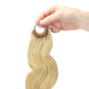 FH <b>Body</b> <b>Wave</b> Miracle Knot Crochet Human Hair #613 Color Ring X Feathering Tip Braids Human Hair Crochet - Product Image 3