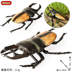 Modelo de simulación de insectos para niños de yxs: escarabajo con pala grande de goma suave rellena de algodón, alabarda larga, <span class=keywords><strong>gusano</strong></span> grande, gafillo, modelo de mantis - Product Image 5