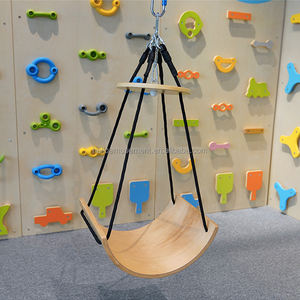 Terapi Autisme anak-anak, peralatan olahraga anak-anak berbentuk U papan ayun kayu lapis terapi sensorik ayunan autisme terapi sensorik obral pekerjaan - Product Image 5