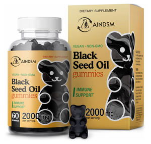 Gummies à l'huile de nigelle, soutien immunitaire, gummies à l'huile de cumin noir, complément oméga, gummies à l'huile de nigelle - Product Image 2
