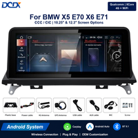 Layar Mobil Android Qualcomm 685 SM6225 untuk BMW X5 E70 X6 E71 E72 Pemutar Video Navigasi Wireless CarPlay Android Auto Head Unit