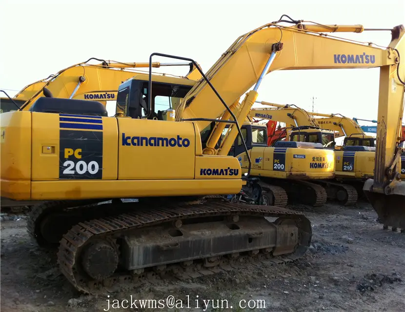 Excelente rendimiento Japón Komatsu PC200-7 se excavadora Komatsu PC200-6 PC200-7 PC200-8 serie