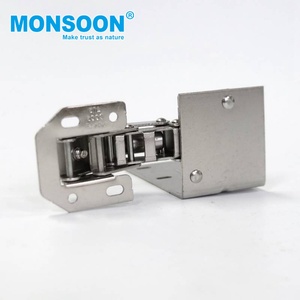 บานพับแบบฝัง รูปทรงสะพาน สำหรับตู้เสื้อผ้า ทำจากสแตนเลส แบบขันสกรู สำหรับเฟอร์นิเจอร์ โรงพยาบาล โรงเรียน - Product Image 3