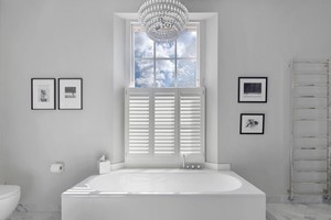 Giá cả phải chăng chi phí gỗ Venetian màn trập đầy đủ chiều cao màn trập UK Úc USA phong cách - Product Image 5