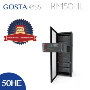 GOSTA 6000 次循环 100Ah 机架式磷酸铁锂太阳能电池 48V 4.8KWH 机架式能源动力电池组 - Product Image 3