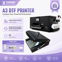 Imprimante DTF A3 et four manuel pour transfert direct sur film, machine de transfert thermique pour t-shirts, vêtements et sacs fourre-tout, imprimante jet d'encre DTF A3