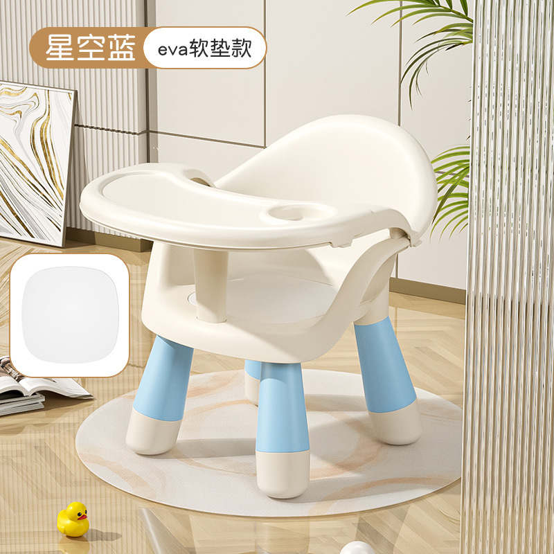 Blue silent soft pad for cleaning dinner plates