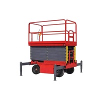 Indoor Electric Steel Hub aufzug 3m 5m Selbst fahrender Mini-Scheren hub Hydraulischer Scheren typ